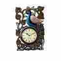 Affordable Single Peacock Wall Clock