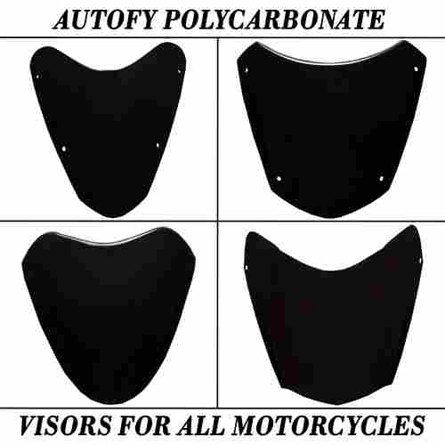 Autofy Bike Polycarbonate Visor Glass