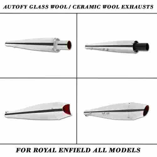 Autofy Glass Wool And Ceramic Wool Exhausts For Royal Enfield