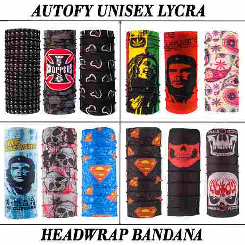 Autofy Unisex Lycra Headwrap Bandana
