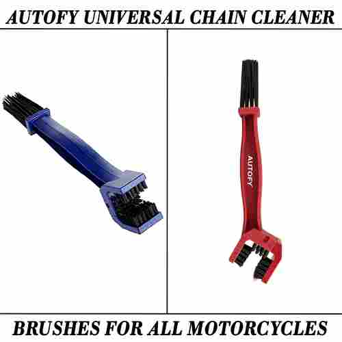 Autofy Universal Chain Cleaner Brushes For All Motorcycles And Bike
