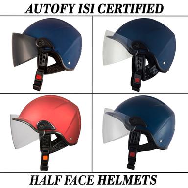 Autofy Universal Half Face Helmets For Motorcycle Riders