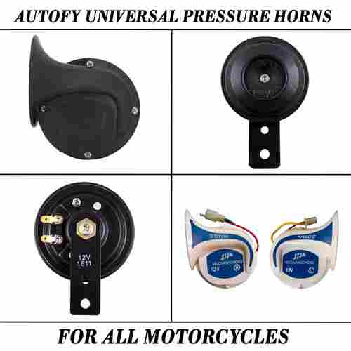 Autofy Universal Pressure Horns For All Motorcycles And Bike