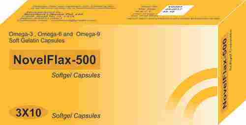 NovelFlax Flaxseed Oil 500 mg - 30 Softgels