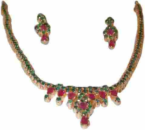 Ruby and Emerald Jewellery