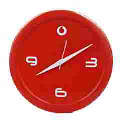 Red Color Corporate Wall Clock