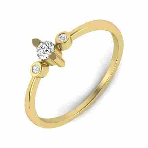 Designer Natural Diamond Tiny Engagement Ring