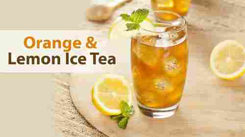 Orange and Lemon Ice Tea
