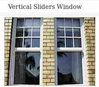 vertical slider window