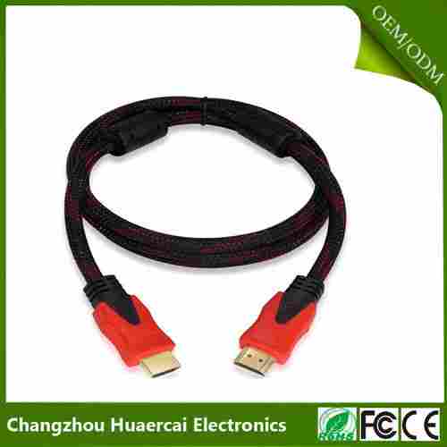 High Speed 18gbps Braided Cord 2.0 Hdmi Cable 6ft With Ethernet Audio Return