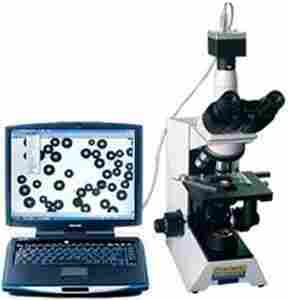 Laboratory Microscope With Image Analyzer