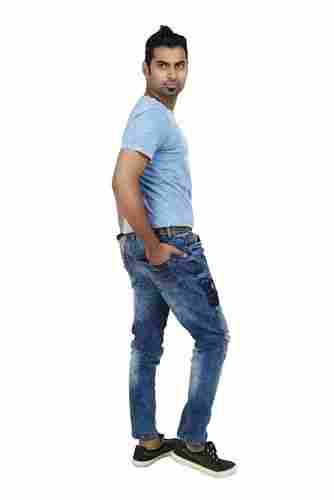 Back Pocket Silky Denim Jeans