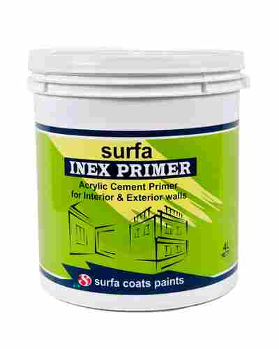 INEX PRIMER Acrylic Cement Primer for Interior Exterior walls