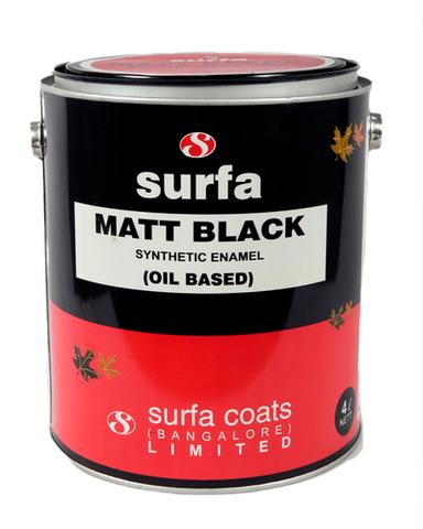 Surfa Oil Based Matt Black Enamel Paint