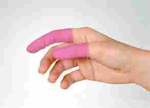 Pink Antistatic Finger Cots for Electronic Clean Room