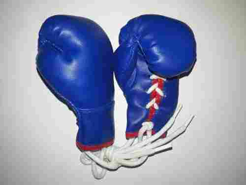 Miniature Custom Leather Mini Boxing Gloves Keychain