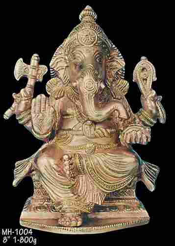 Pure Brass Ganesh Statue