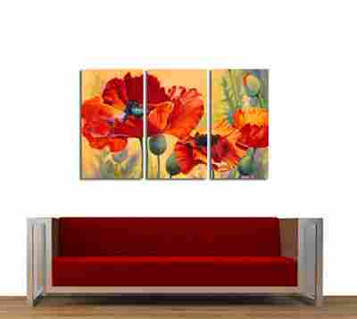 Digital Canvas Frame - Flower Art