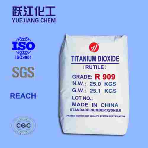 Metal Coatings Material Titanium Dioxide R909 Tio2 Inductrial Grade