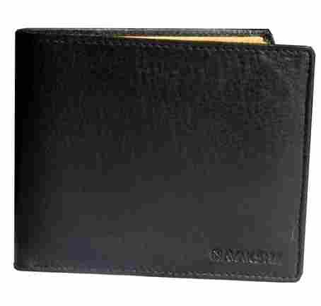 Black Pure Leather Wallet