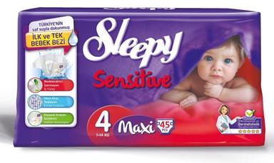 Sleepy Baby Diapers And Wet Tissues