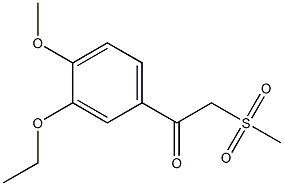 1-(3-Ethoxy-4-Methoxyphenyl)-2- (Methylsulfonyl)Ethanone Cas No: 1450657-28-9