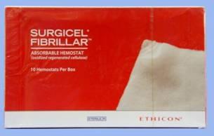 Surgicel Fibrillar Absorbable Hemostat