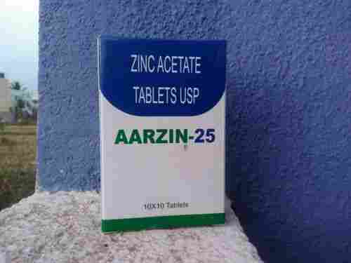 Zinc Acetate Tablets (Zinc content 25mg)