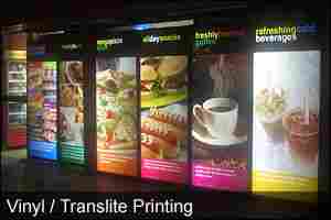 Vinyl/Translite Printing Services