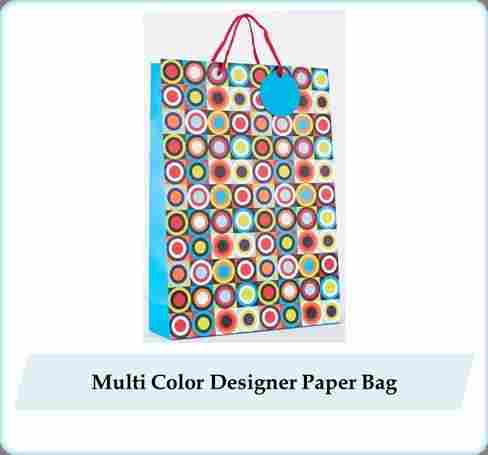Multi Color Designer Paper Bag