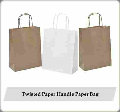 Twisted Paper Handle Paper Bag