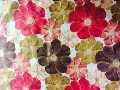 Floral Digital Print Jute Fabric