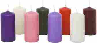 Coloured Perfumed Wax Candle