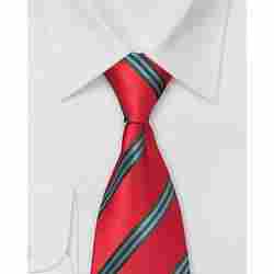 Striped Printed Tie