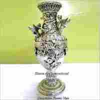 Designer Silver Flower Vase