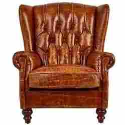 Vintage Leather Chesterfield Club Arm Chair