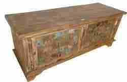 Wooden Carved Blanket Box