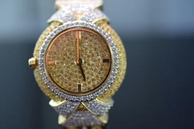 Diamond Watch with Sapphire Dial