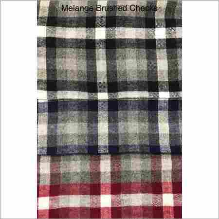 Melange Brushed Check Fabric