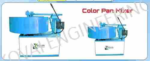Colour Pan Mixer Machine