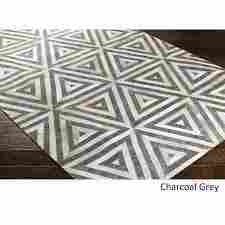 Fine Quality Charcoal Grey Leather Carpets