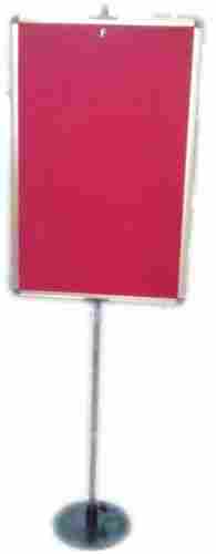 Welcome Board With Ms Single Pole Stand