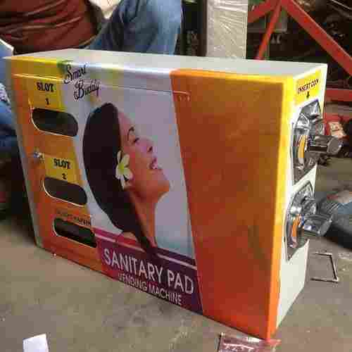 Manual Coin Operated Sanitary Napkin Vending Machine 50 Pads