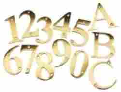 Numerals and Brass Alphabets