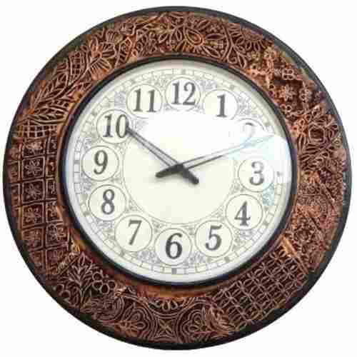 Antique Brass Wall Clock