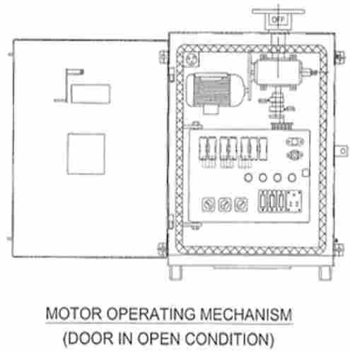 Motor And Manual Operating Mechanism Boxes