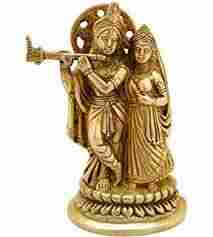 Brass Metal Radha Krishna Statues