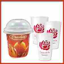 Disposable Ice Cream Plastic Cups