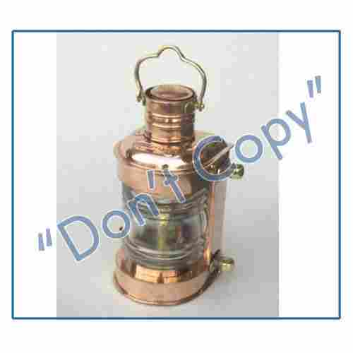 Copper Ship Oil Lamps