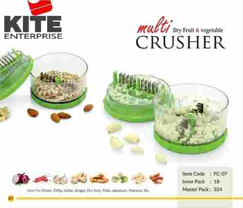 Dry Fruit And Vegetable Crusher